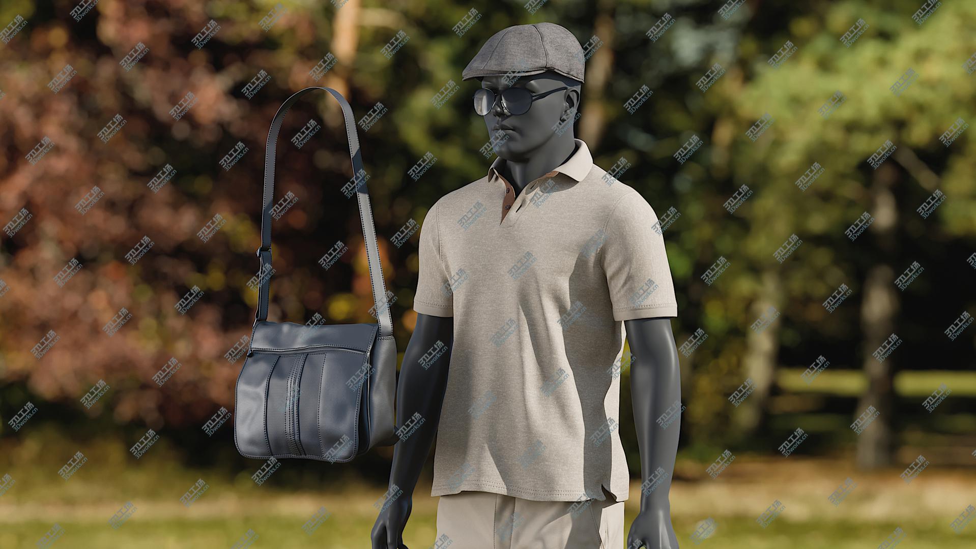 images/goods_img/20210313/Men's Polo with Bag, Hat and Sunglasses 8 3D model/2.jpg